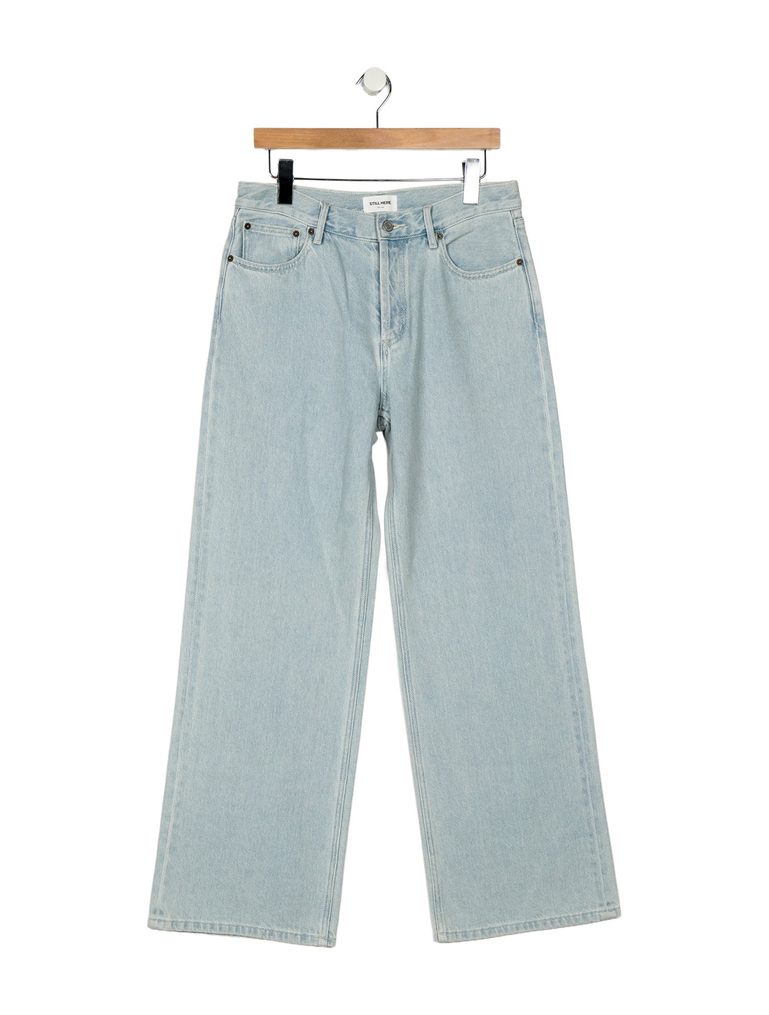 Still Here High-Rise Wide Leg Jeans w/ Tags