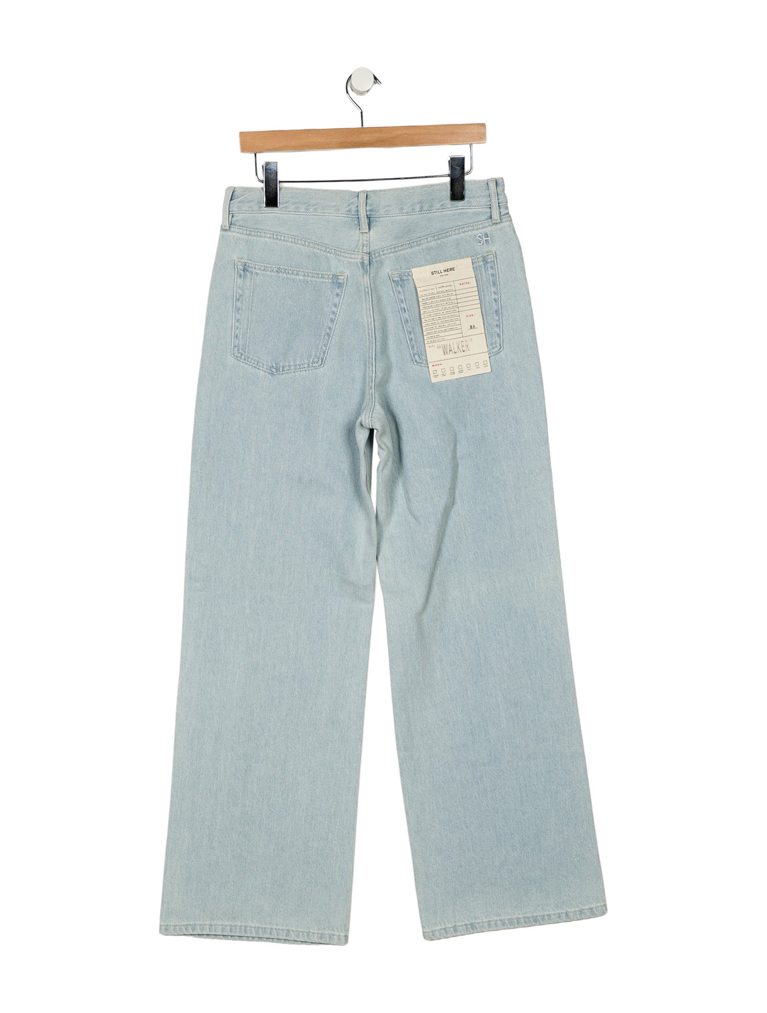 Still Here High-Rise Wide Leg Jeans w/ Tags