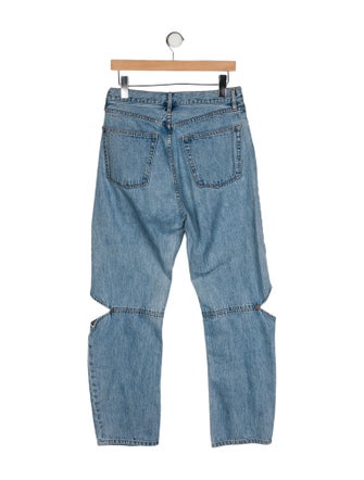 Still Here High-Rise Straight Leg Jeans