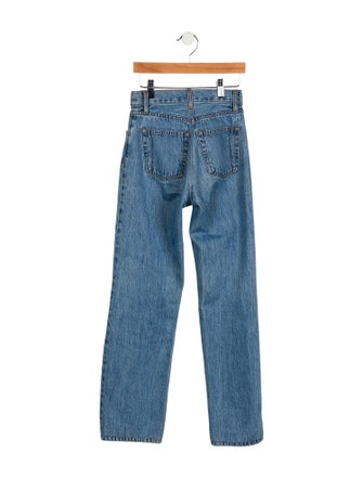 Still Here High-Rise Straight Leg Jeans