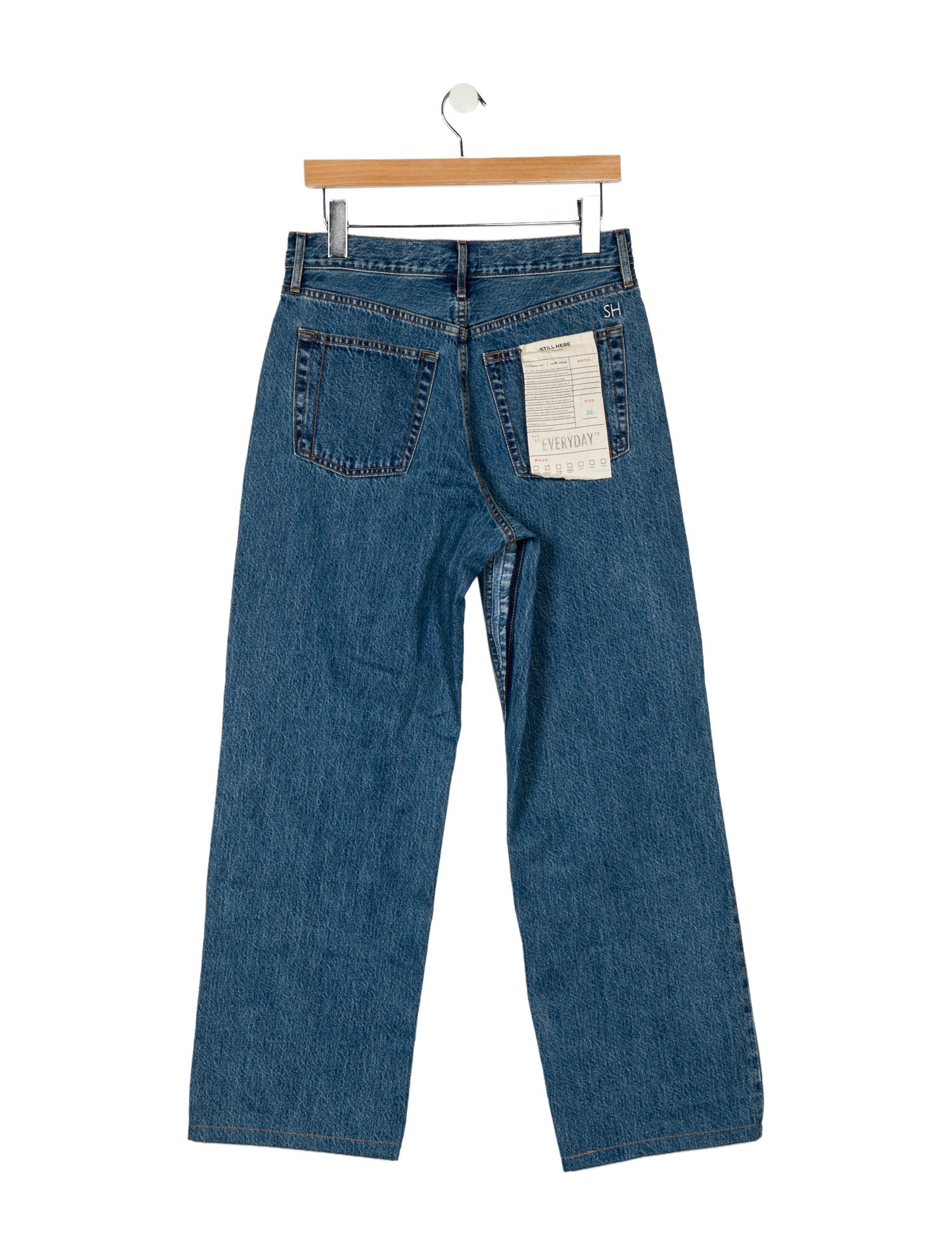 Still Here High-Rise Wide Leg Jeans