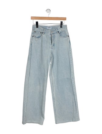 Still Here Mid-Rise Wide Leg Jeans