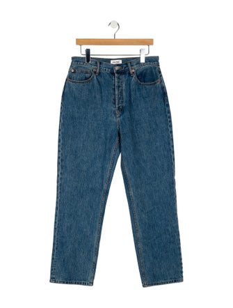 Still Here High-Rise Straight Leg Jeans