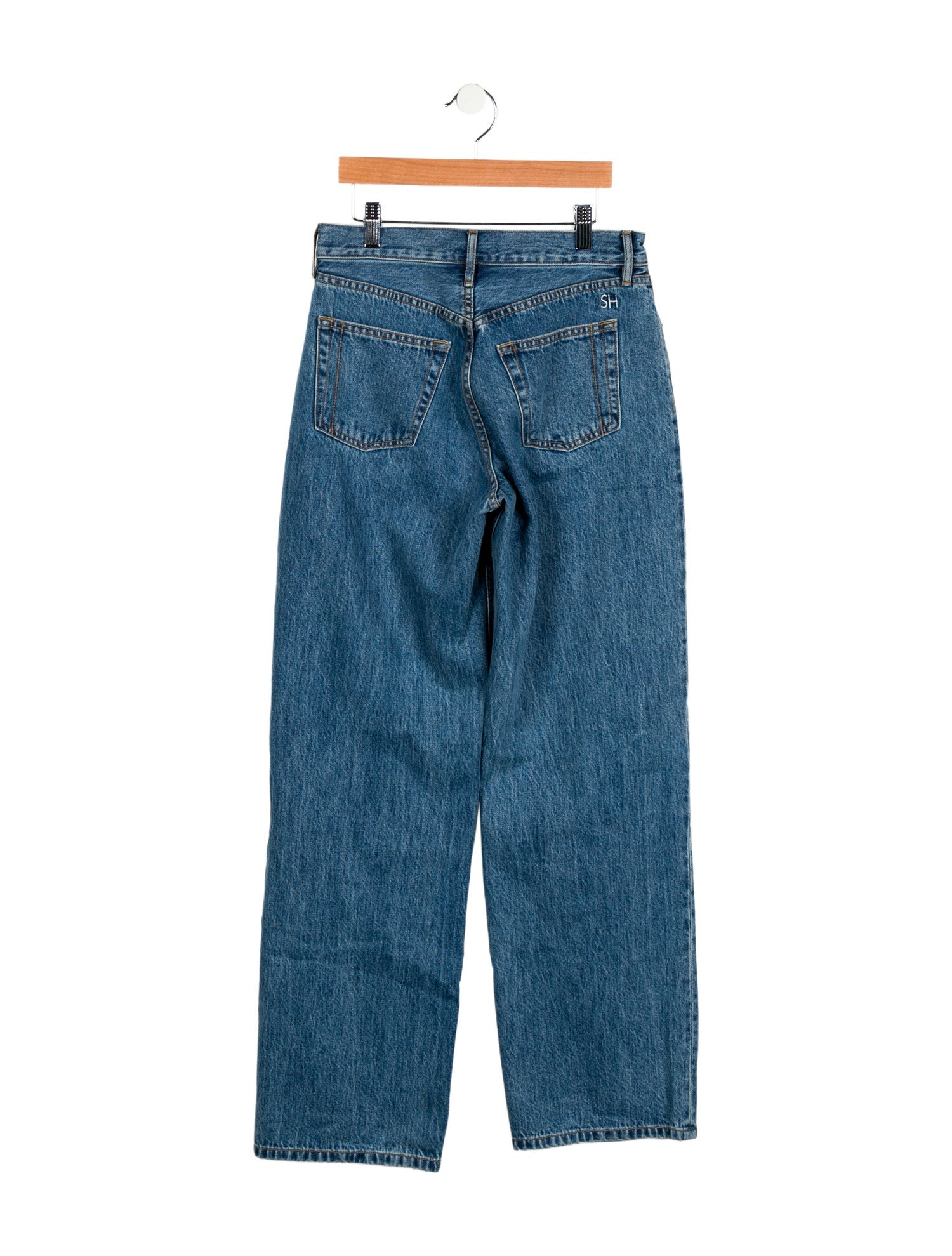 Still Here Mid-Rise Straight Leg Jeans