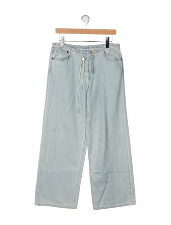 Still Here Mid-Rise Wide Leg Jeans