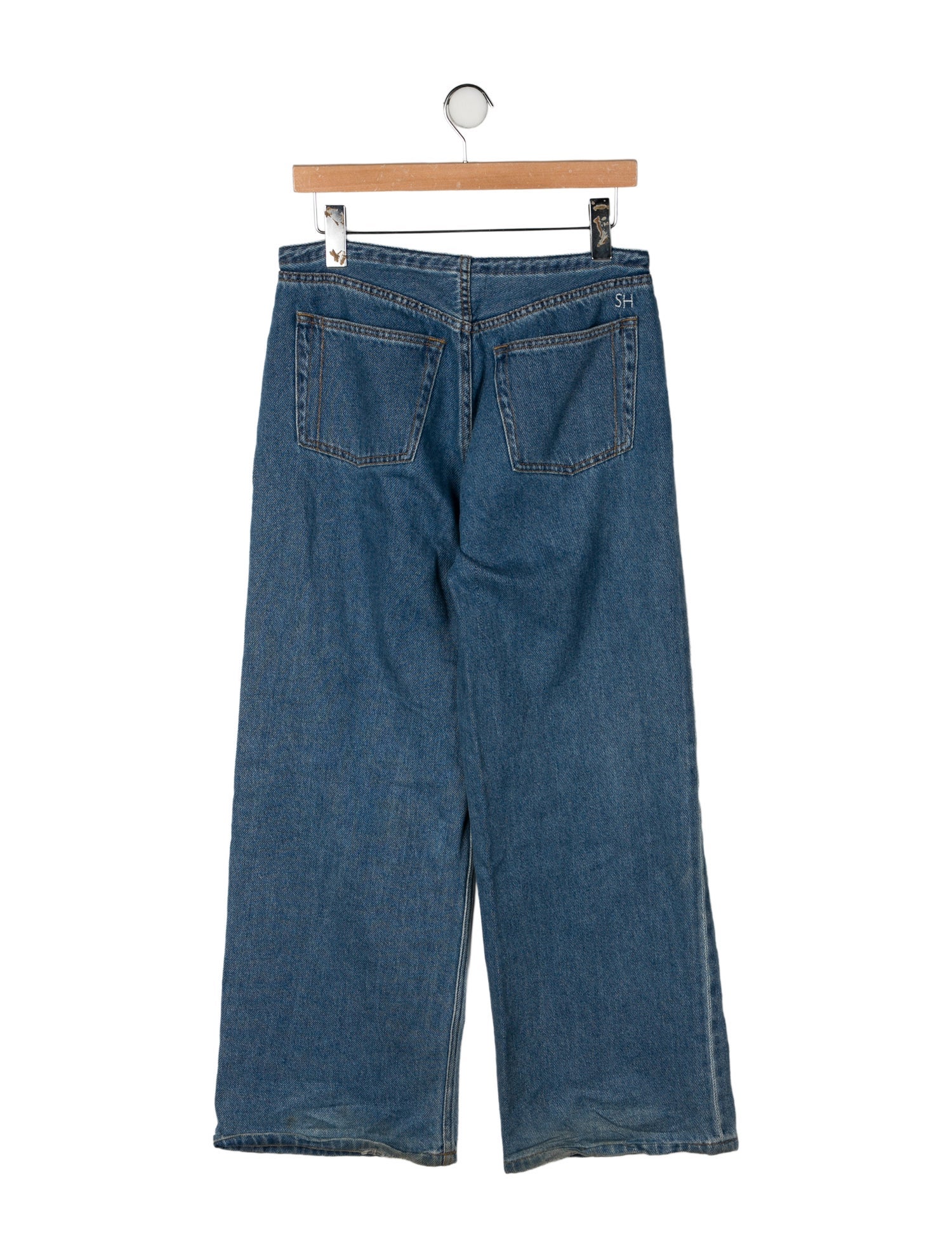 Still Here Mid-Rise Wide Leg Jeans