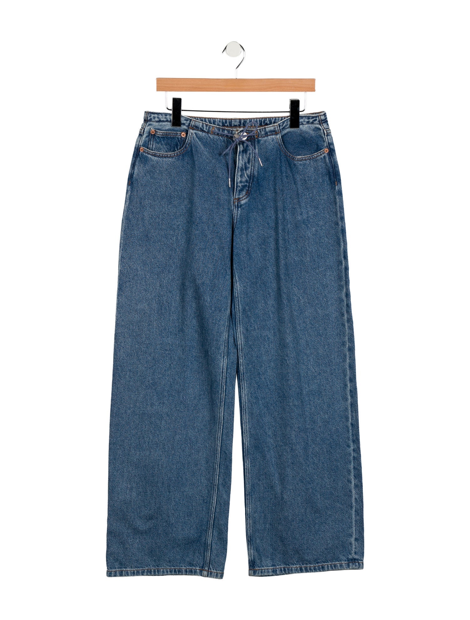Still Here Mid-Rise Wide Leg Jeans