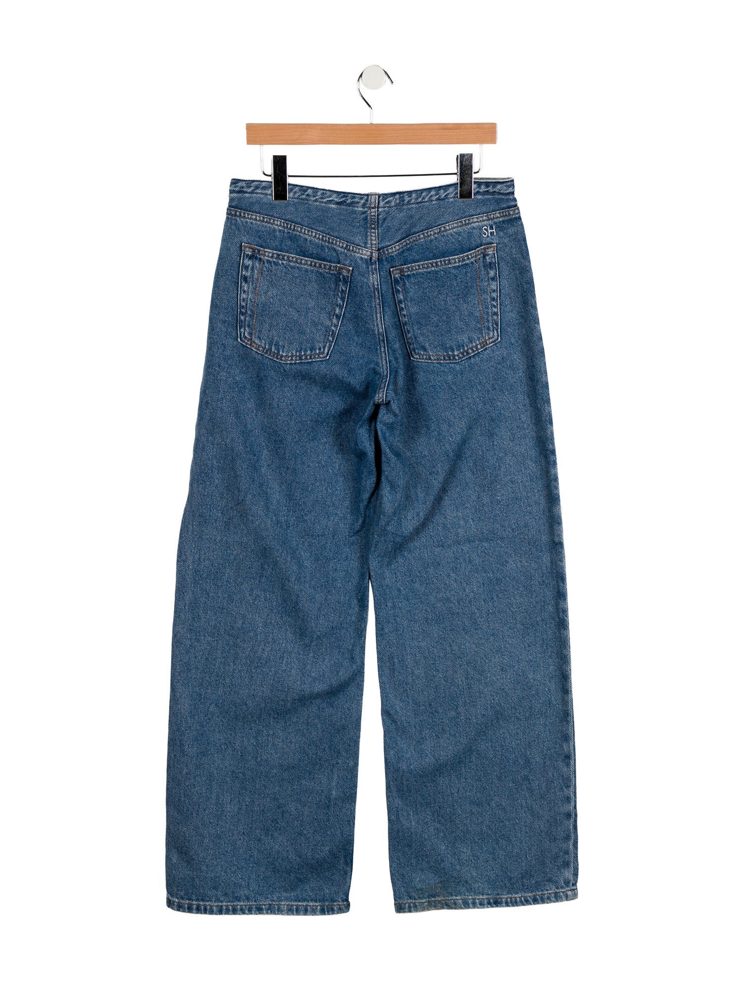 Still Here Mid-Rise Wide Leg Jeans