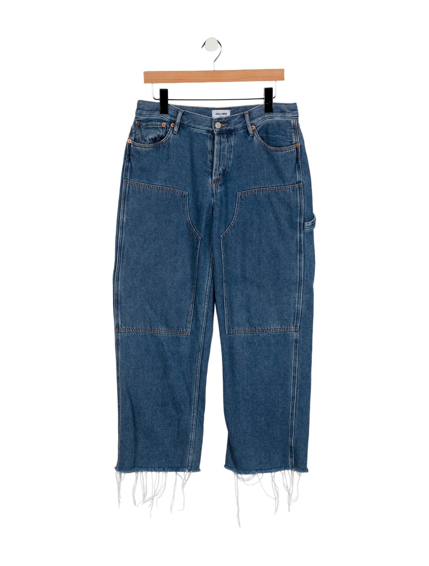 Still Here Mid-Rise Wide Leg Jeans