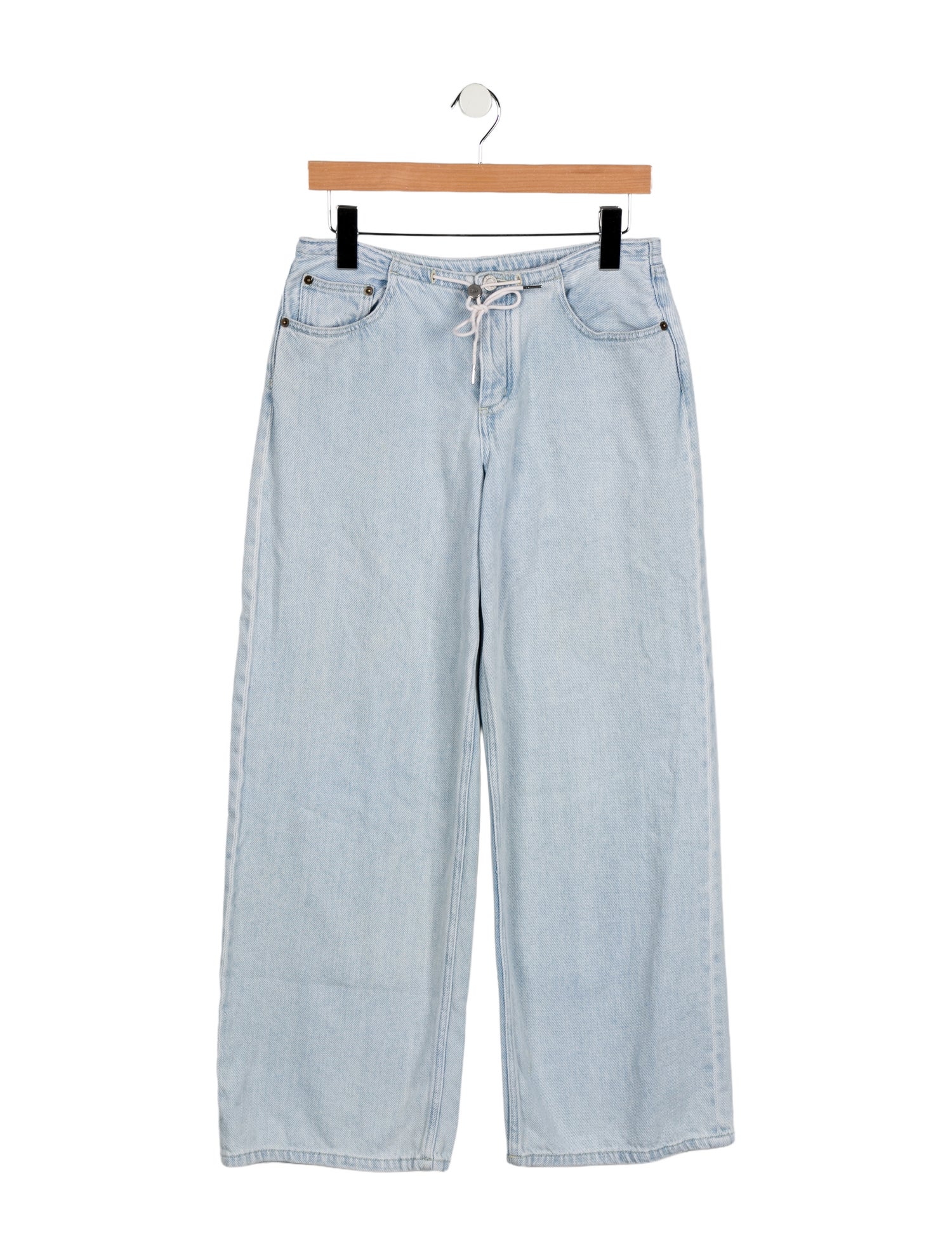 Still Here Mid-Rise Wide Leg Jeans