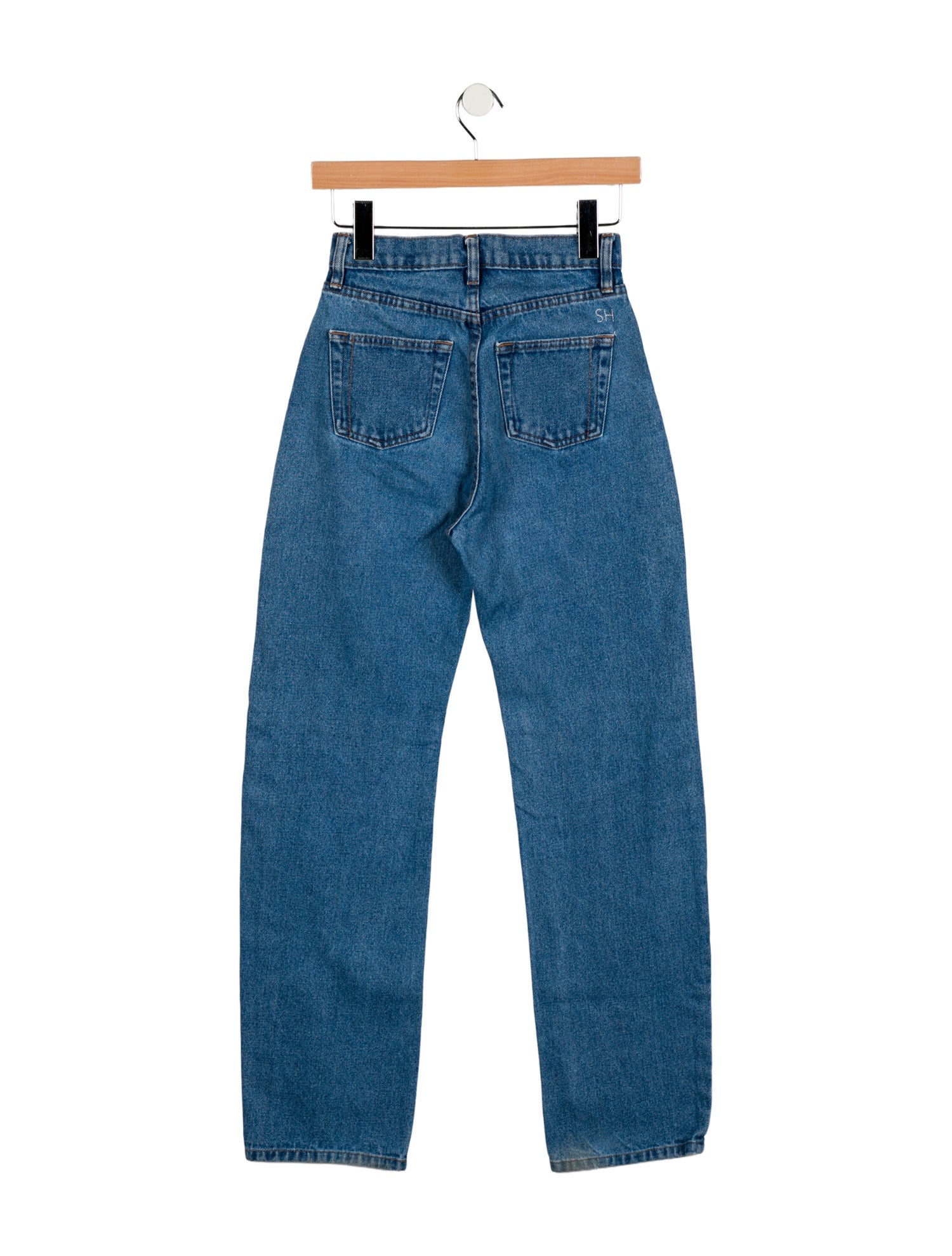 Still Here High-Rise Straight Leg Jeans