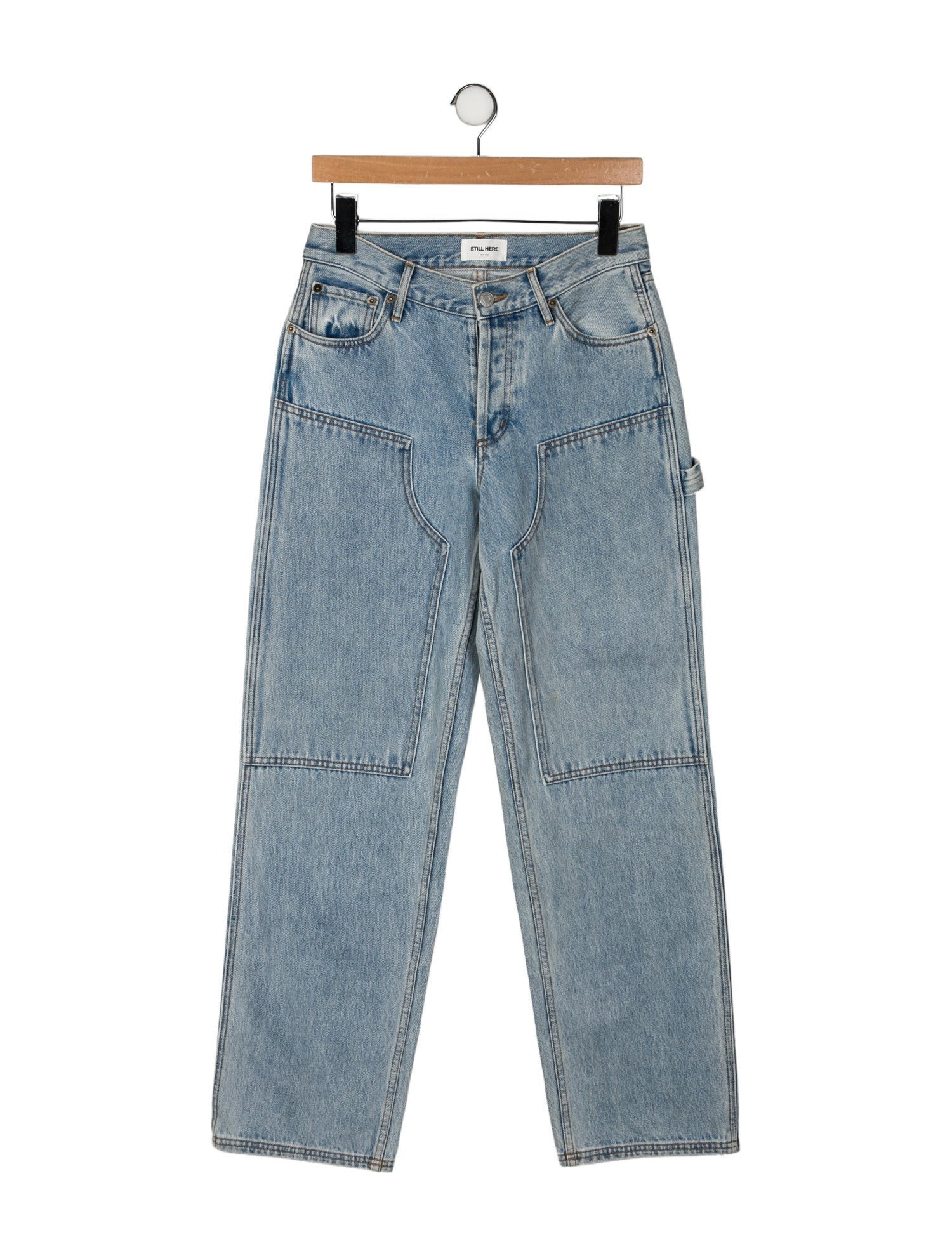 Still Here Mid-Rise Wide Leg Jeans