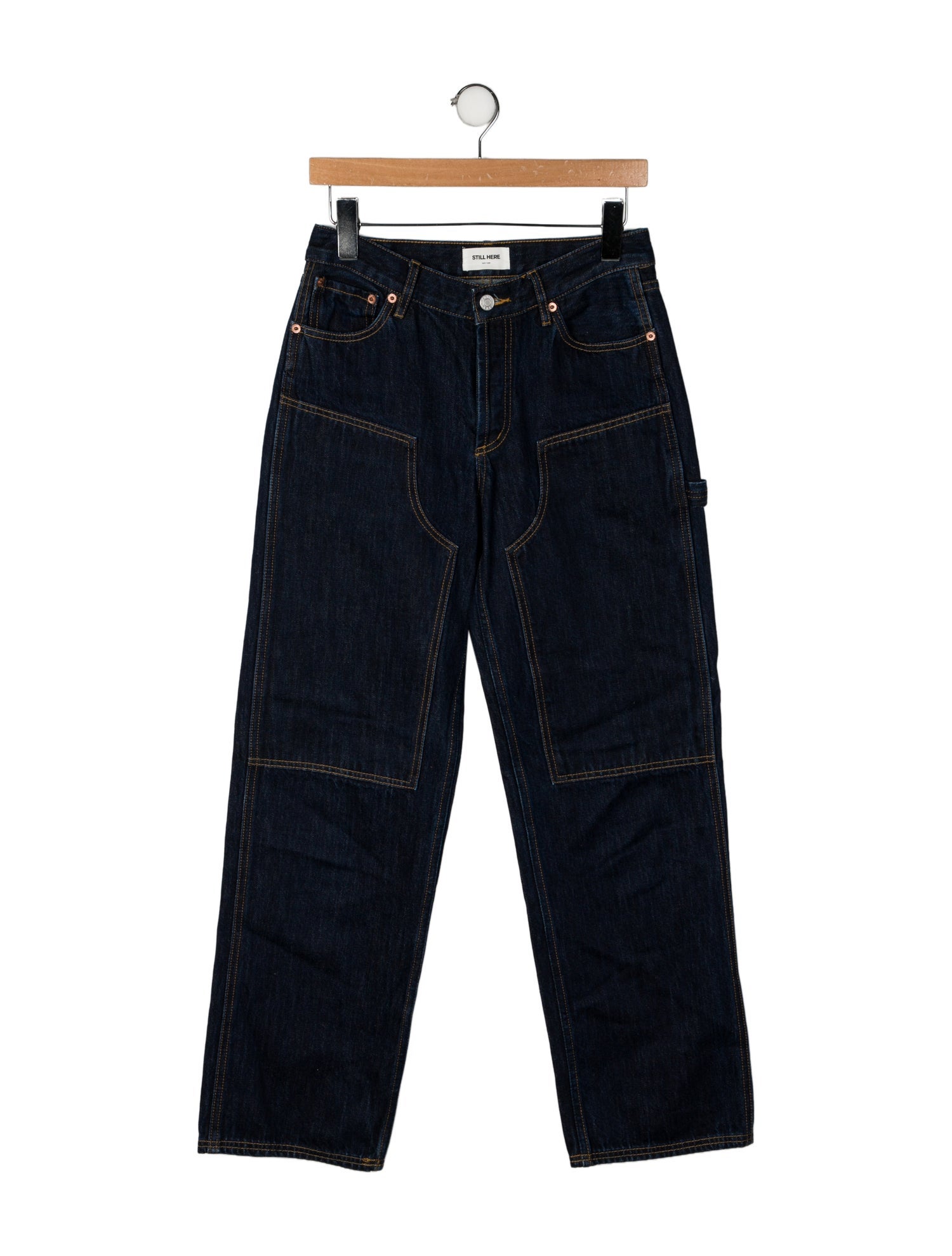 Still Here Mid-Rise Wide Leg Jeans