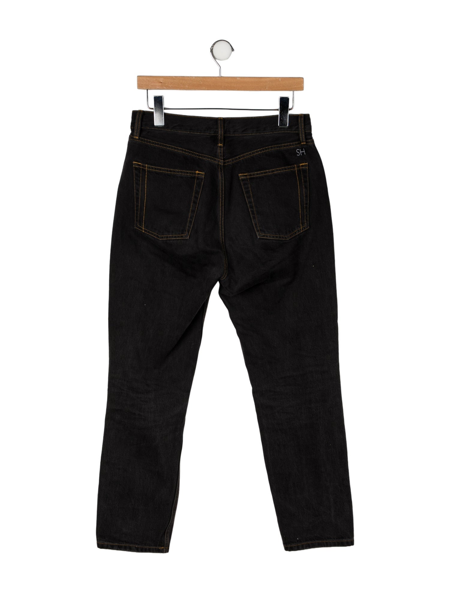 Still Here High-Rise Straight Leg Jeans