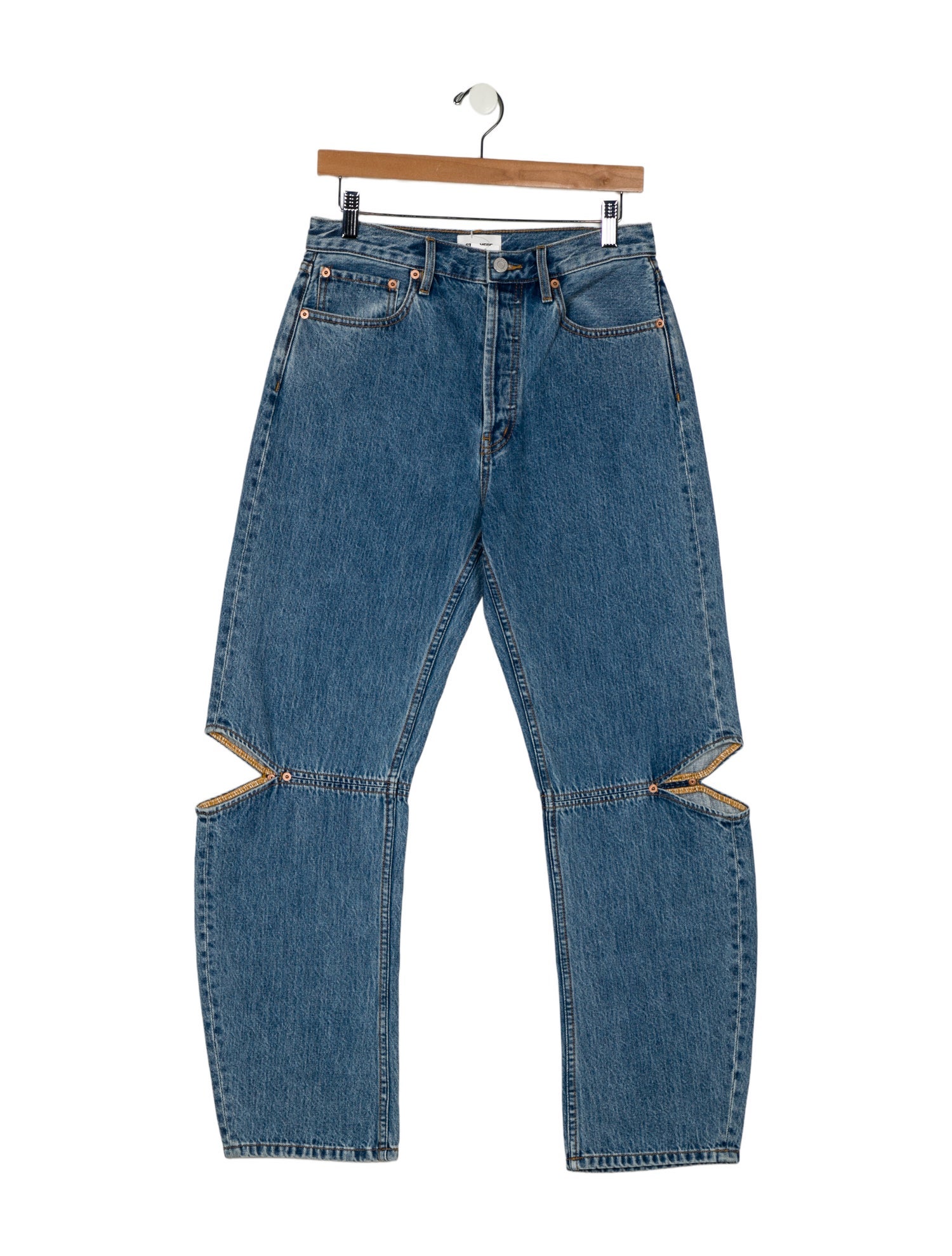 Still Here High-Rise Straight Leg Jeans