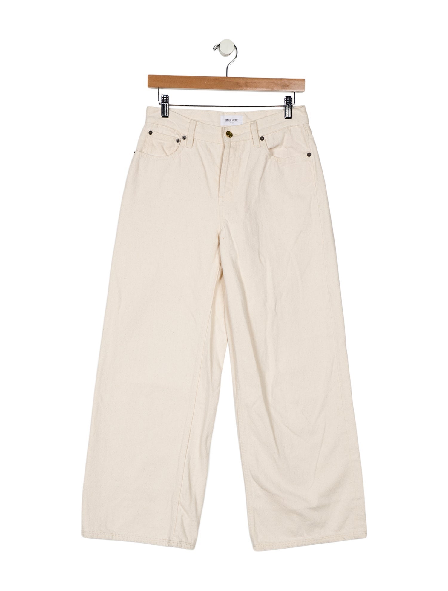 Still Here High-Rise Wide Leg Jeans