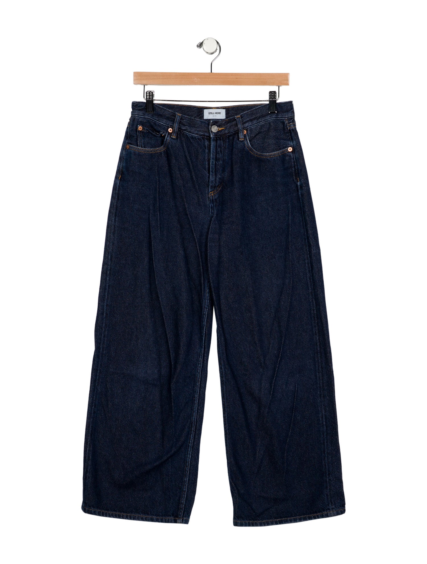 Still Here High-Rise Wide Leg Jeans