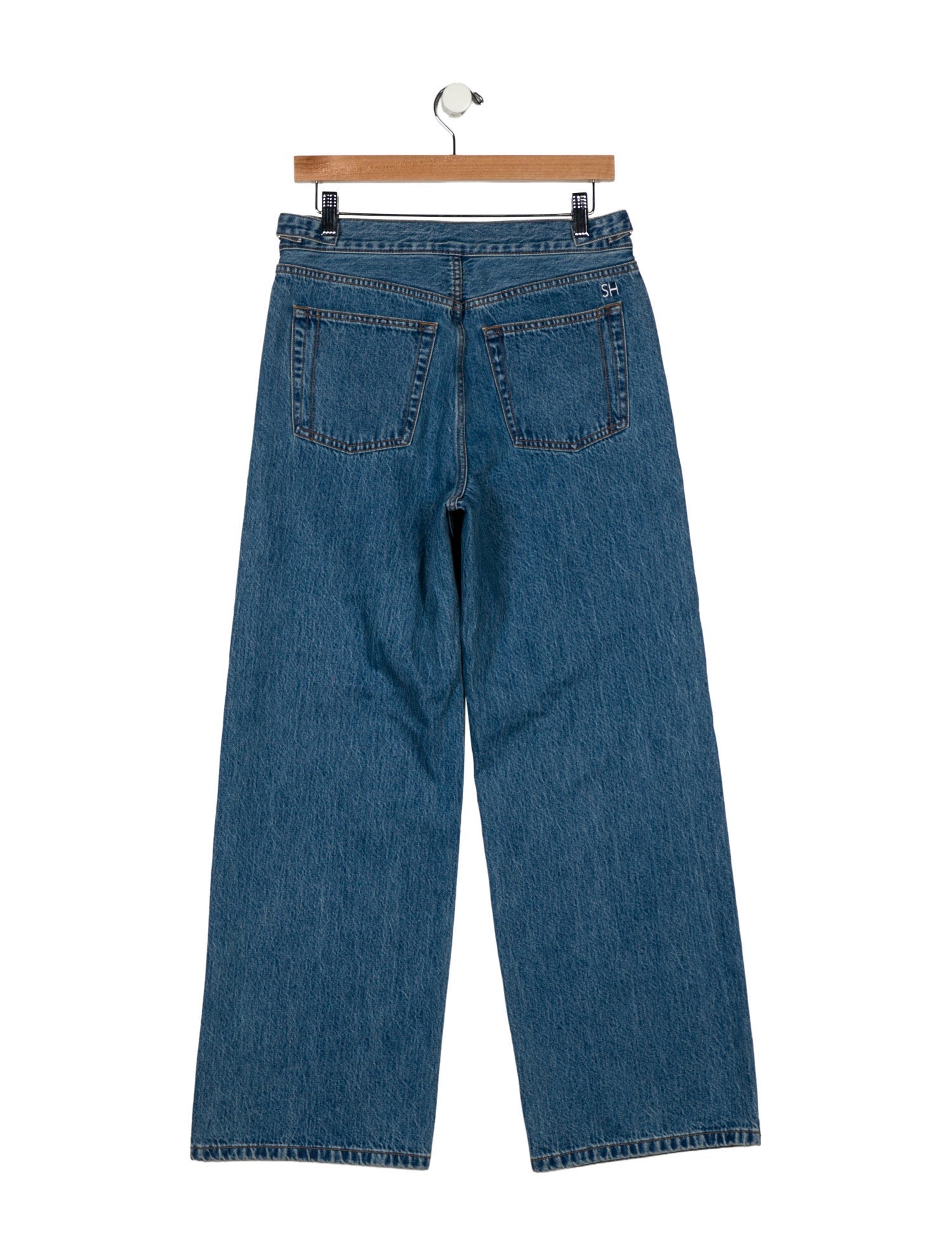 Still Here Mid-Rise Wide Leg Jeans