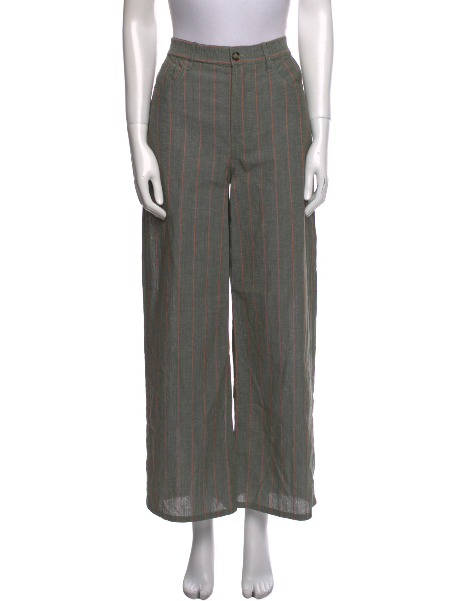 Still Here Striped Wide Leg Pants
