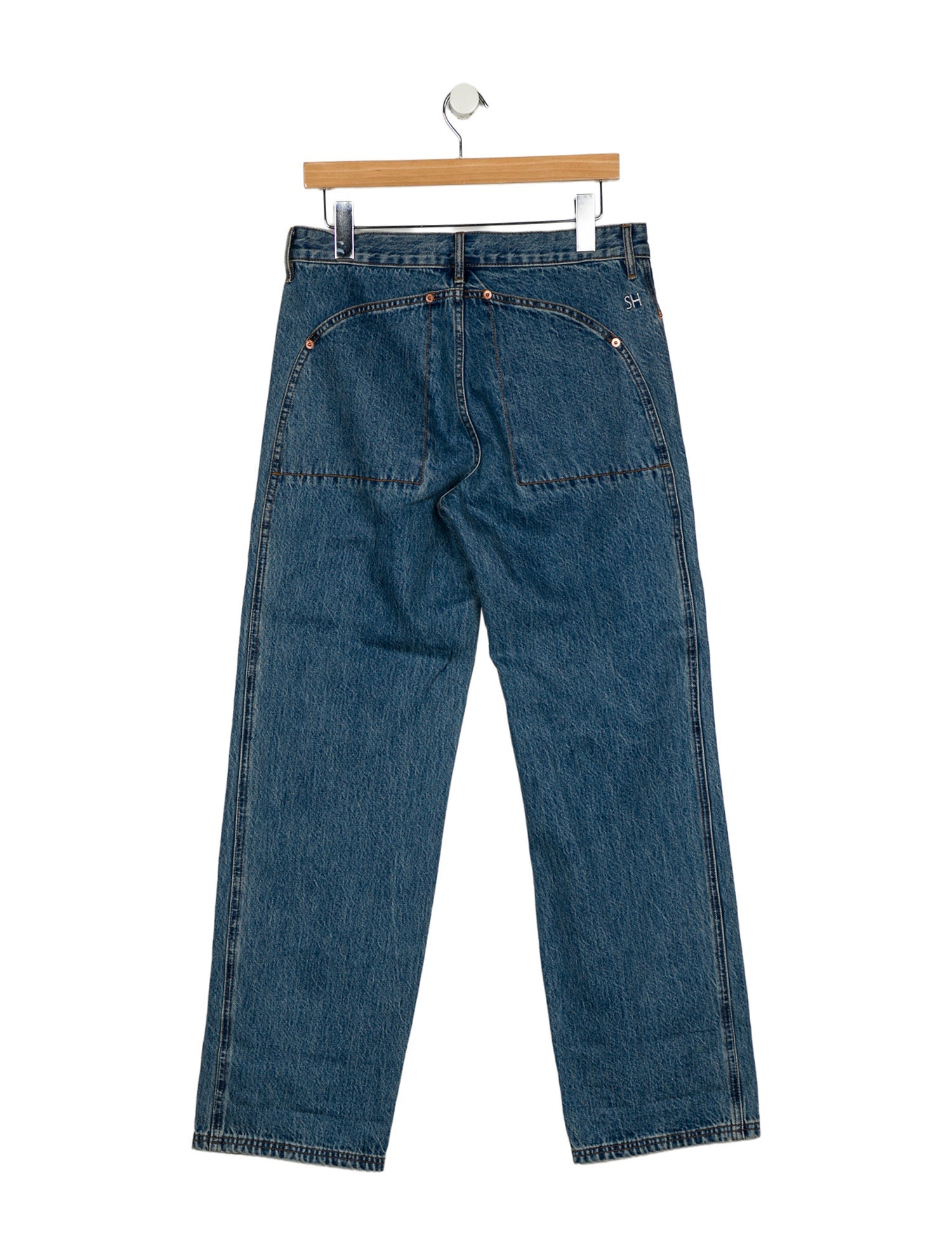 Still Here Mid-Rise Wide Leg Jeans