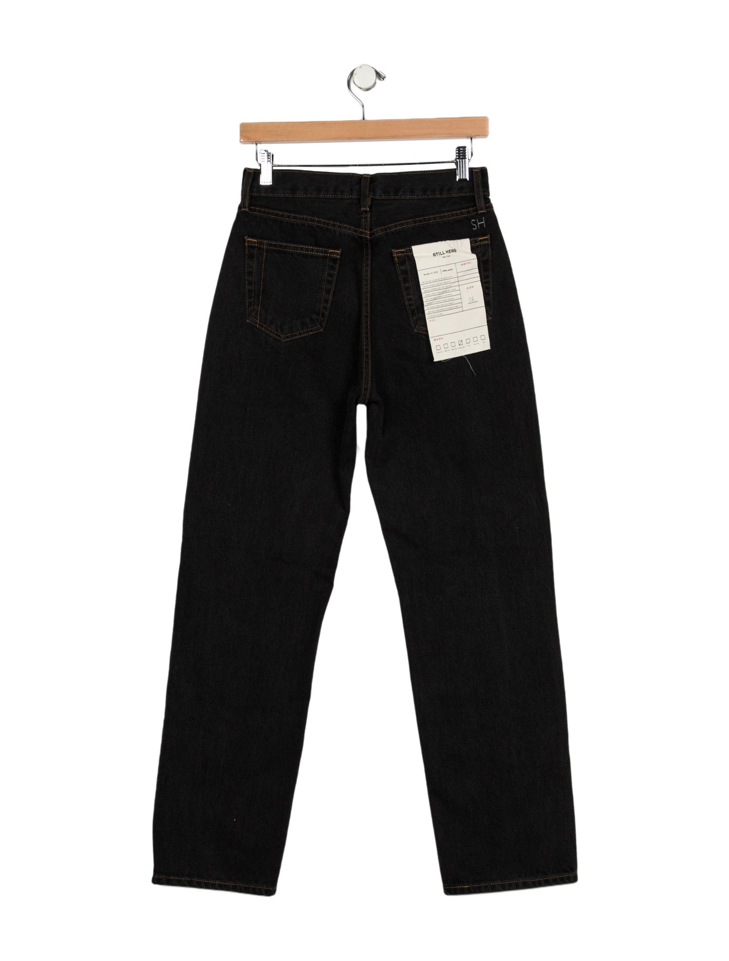 Still Here High-Rise Straight Leg Jeans