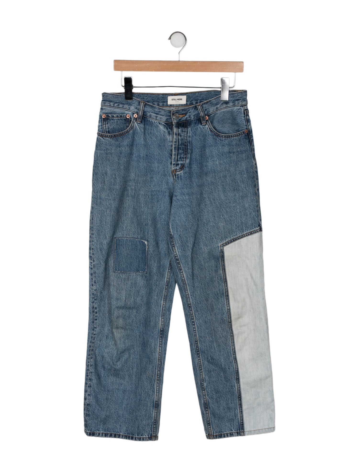Still Here Mid-Rise Wide Leg Jeans