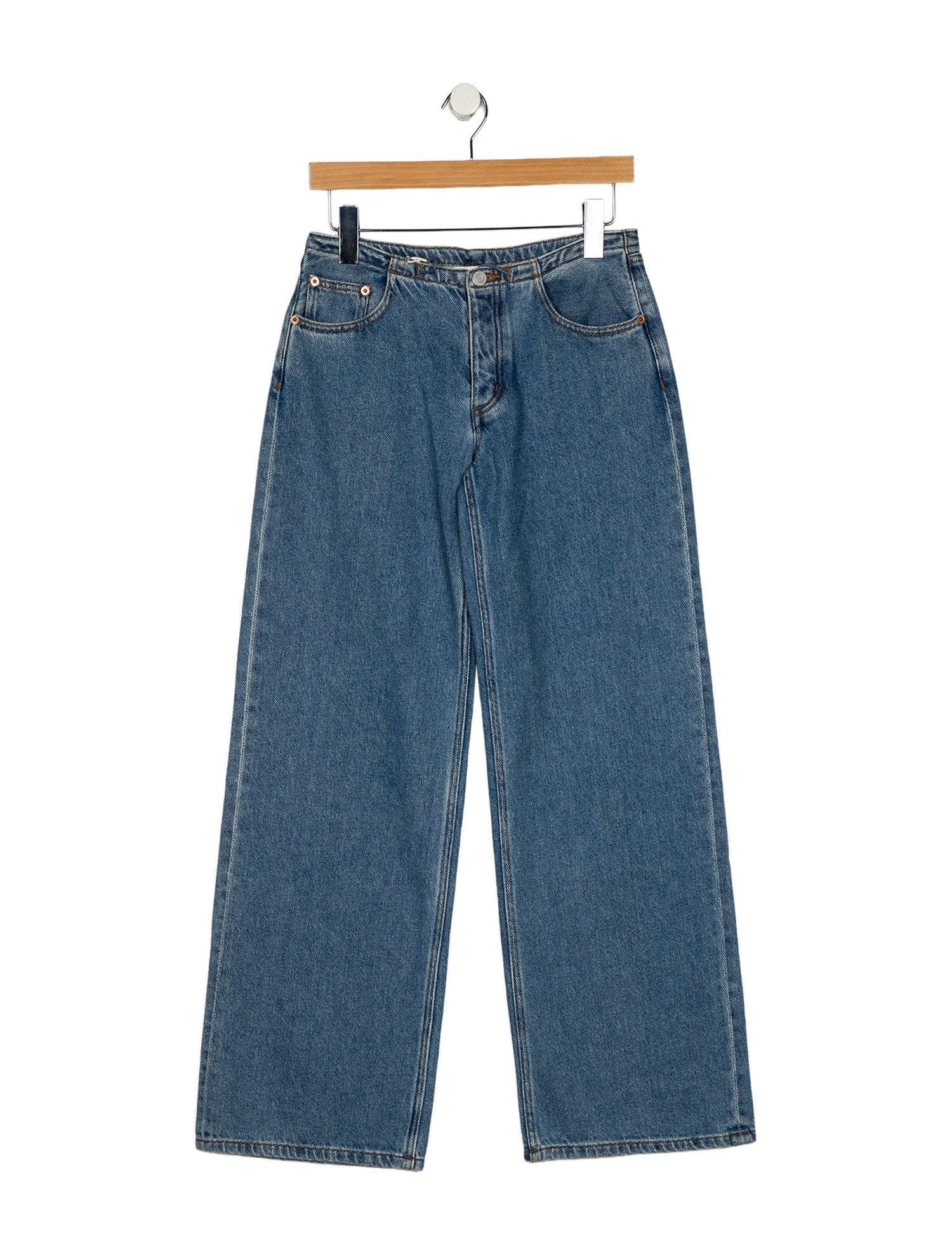 Still Here Mid-Rise Wide Leg Jeans