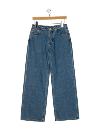 Still Here Mid-Rise Wide Leg Jeans