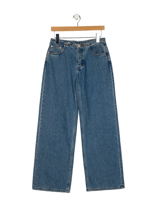Still Here Mid-Rise Wide Leg Jeans