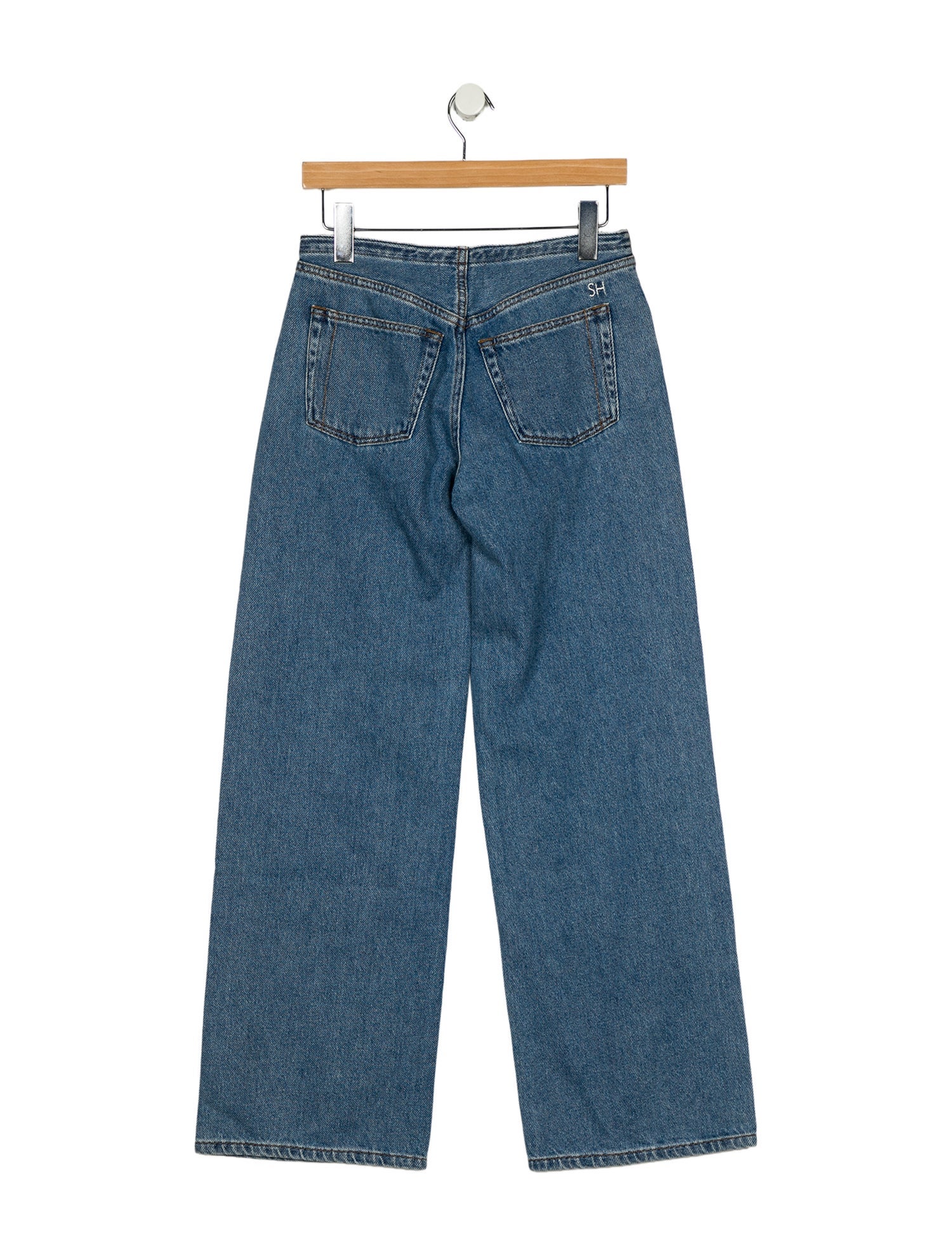 Still Here Mid-Rise Wide Leg Jeans