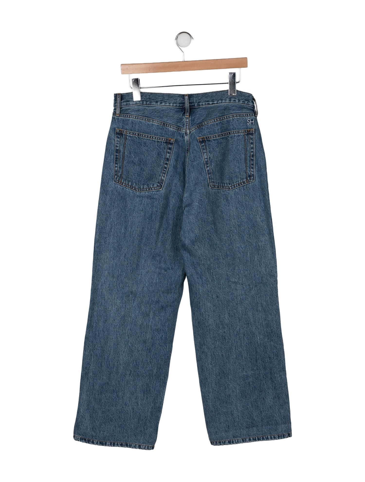Still Here High-Rise Wide Leg Jeans