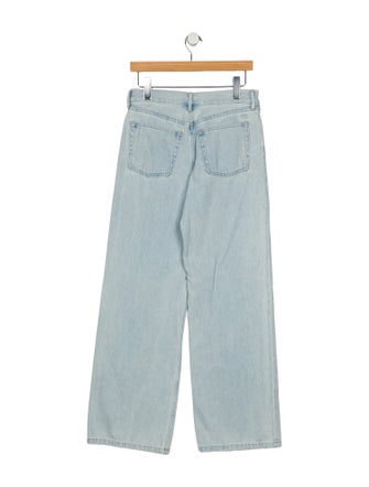 Still Here Mid-Rise Wide Leg Jeans