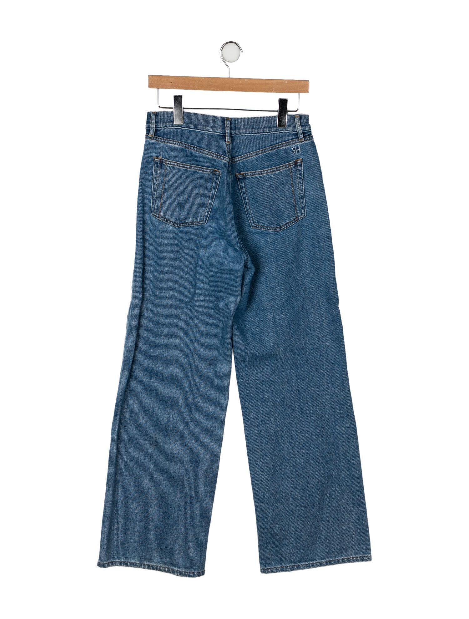 Still Here High-Rise Wide Leg Jeans