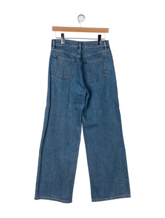 Still Here High-Rise Wide Leg Jeans