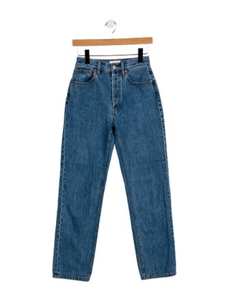 Still Here High-Rise Straight Leg Jeans