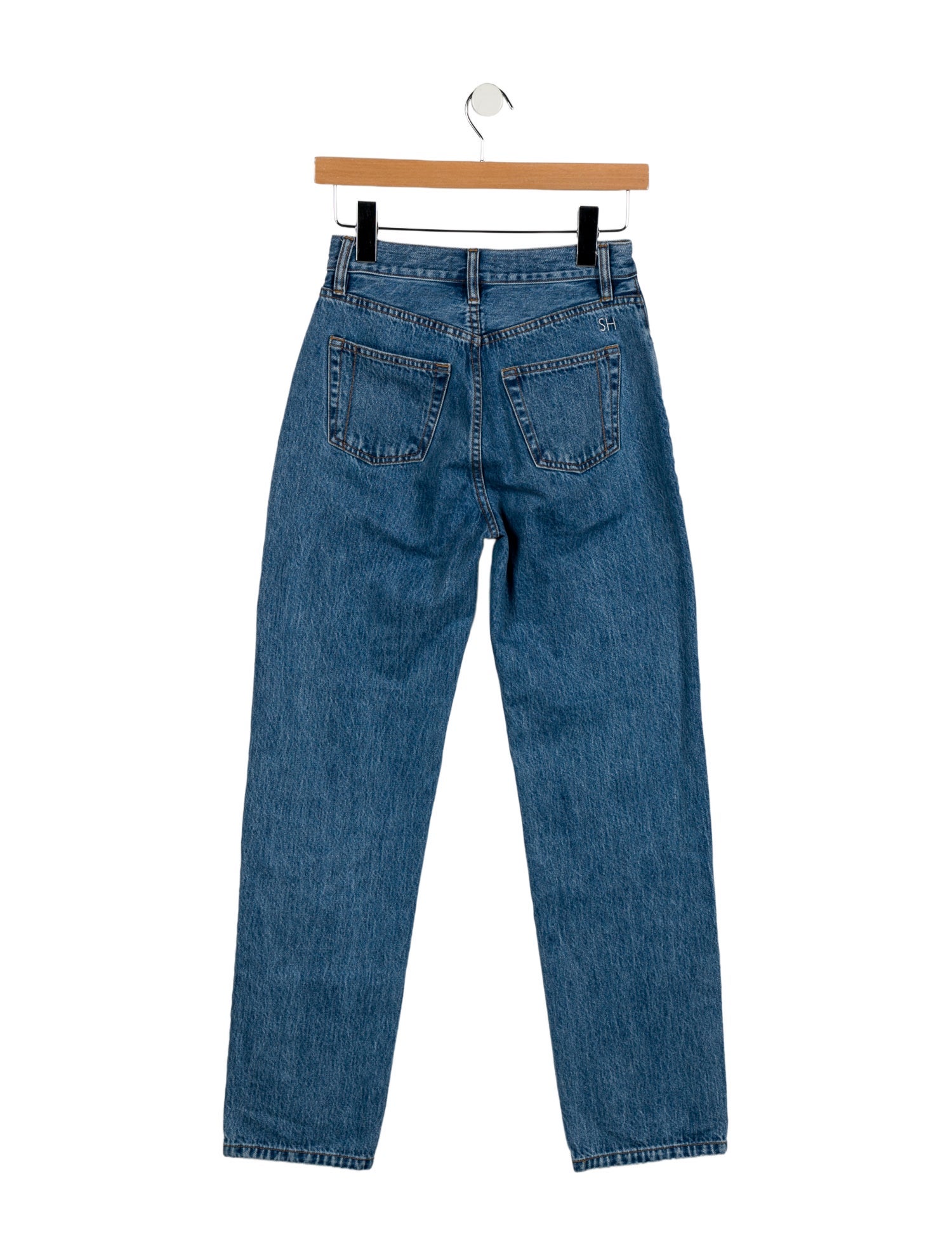 Still Here High-Rise Straight Leg Jeans