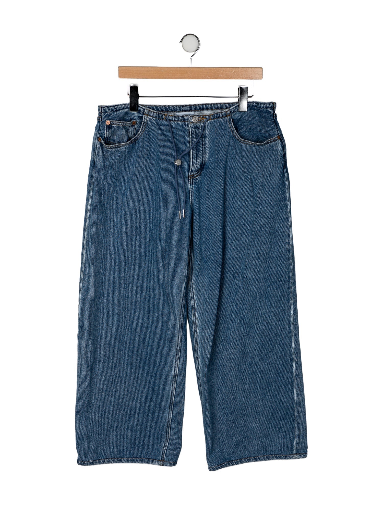 Still Here Mid-Rise Wide Leg Jeans