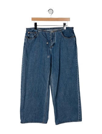Still Here Mid-Rise Wide Leg Jeans