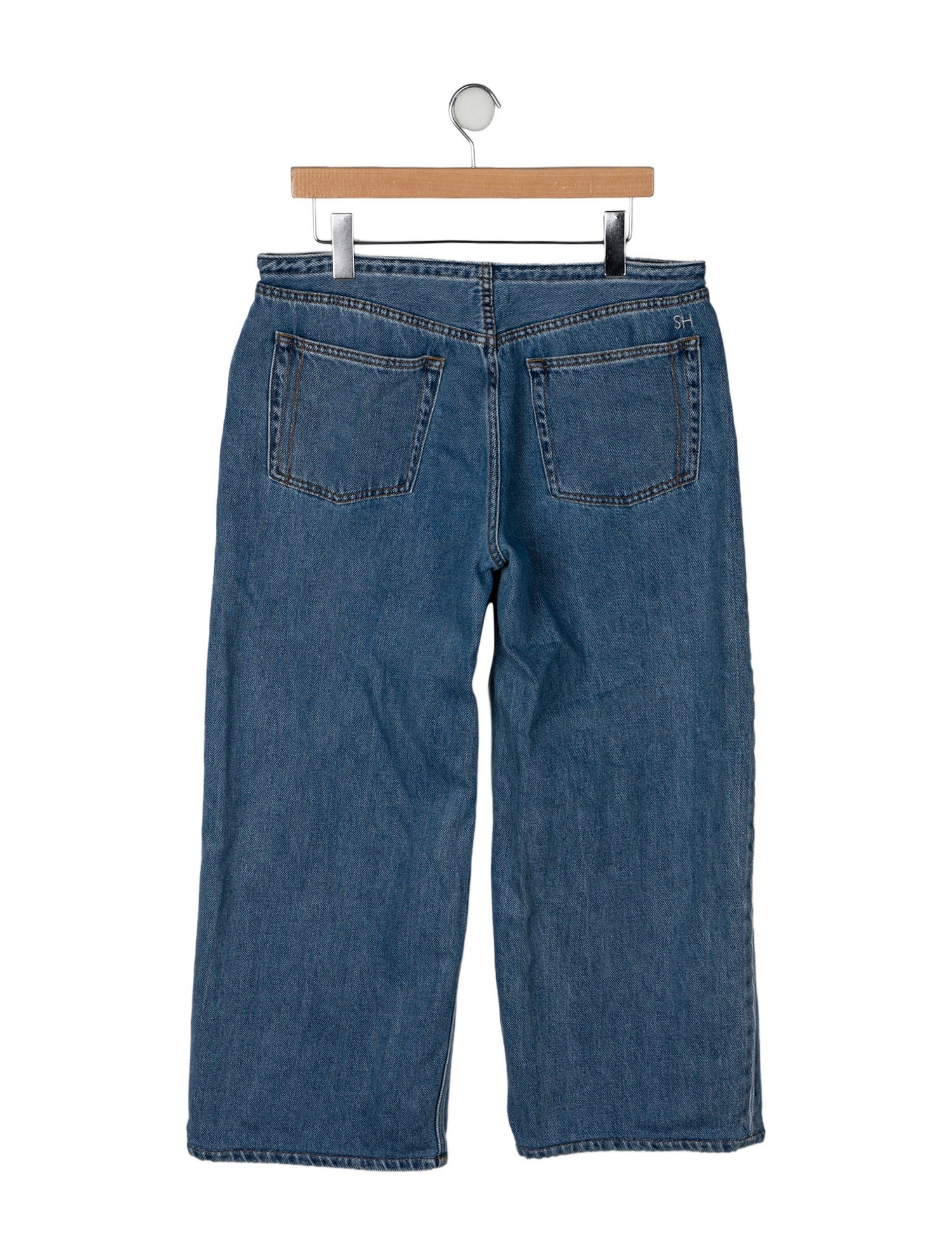 Still Here Mid-Rise Wide Leg Jeans