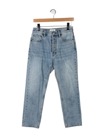 Still Here Mid-Rise Straight Leg Jeans