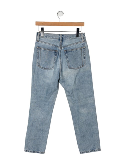 Still Here Mid-Rise Straight Leg Jeans