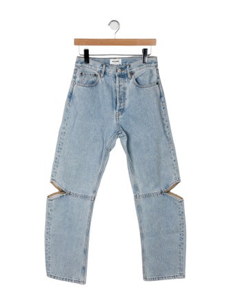 Still Here High-Rise Straight Leg Jeans