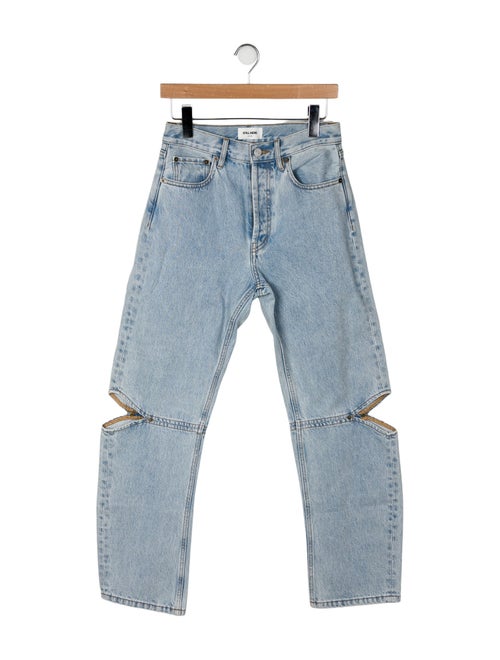 Still Here High-Rise Straight Leg Jeans