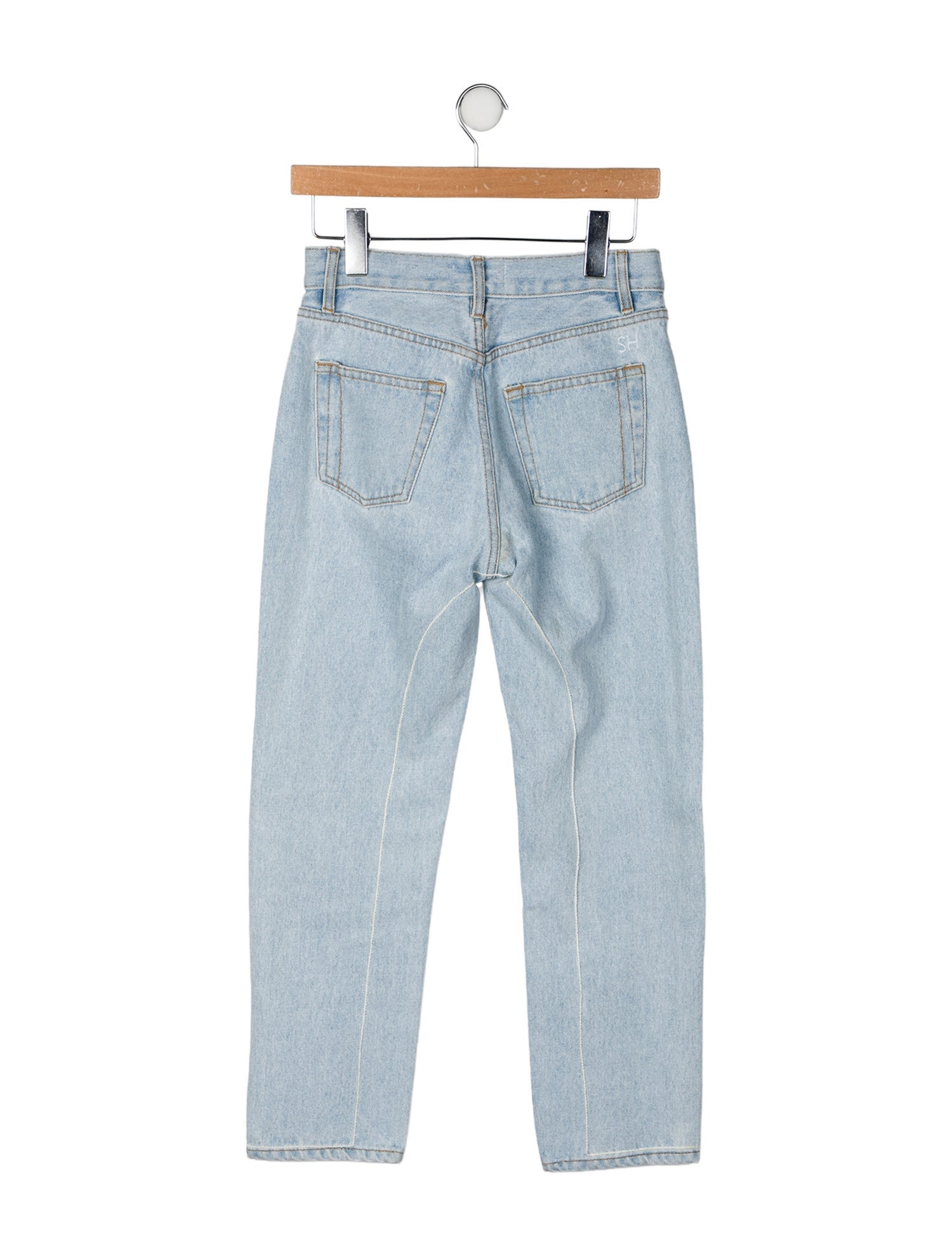 Still Here Mid-Rise Straight Leg Jeans