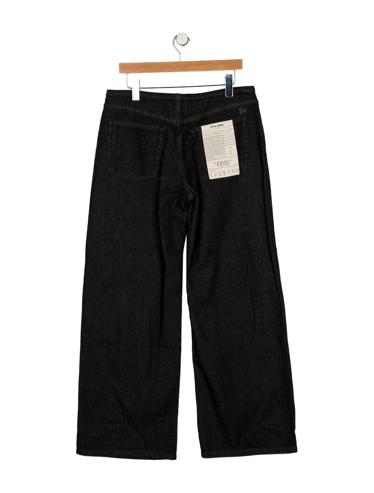 Still Here High-Rise Wide Leg Jeans w/ Tags