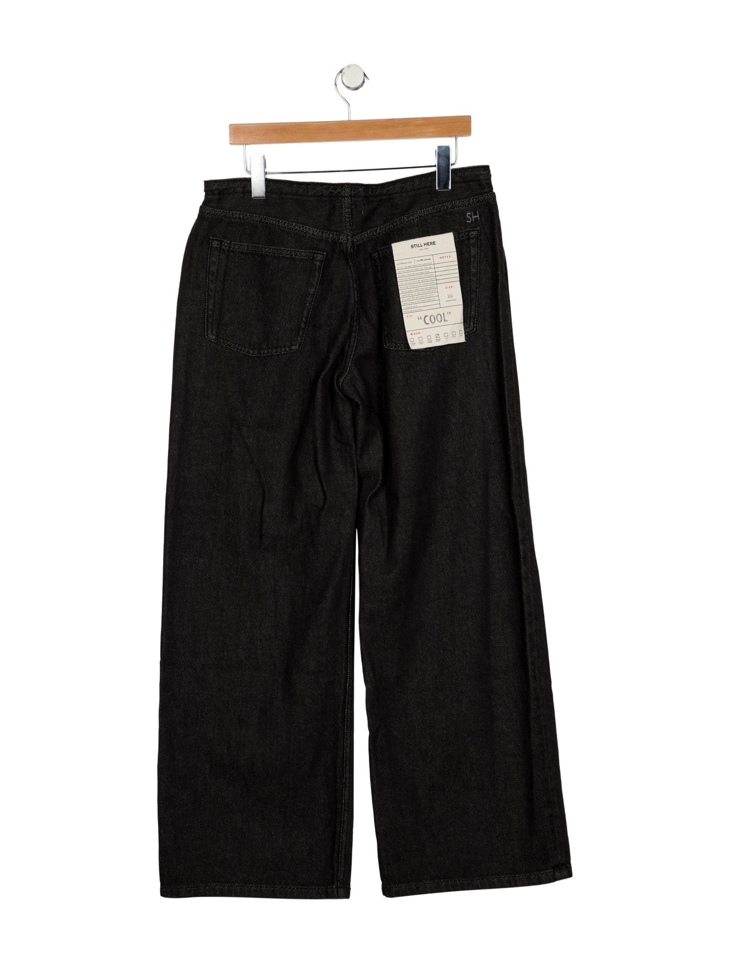Still Here Mid-Rise Wide Leg Jeans w/ Tags