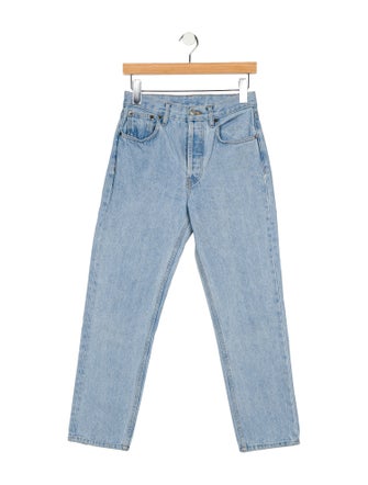 Still Here Mid-Rise Straight Leg Jeans