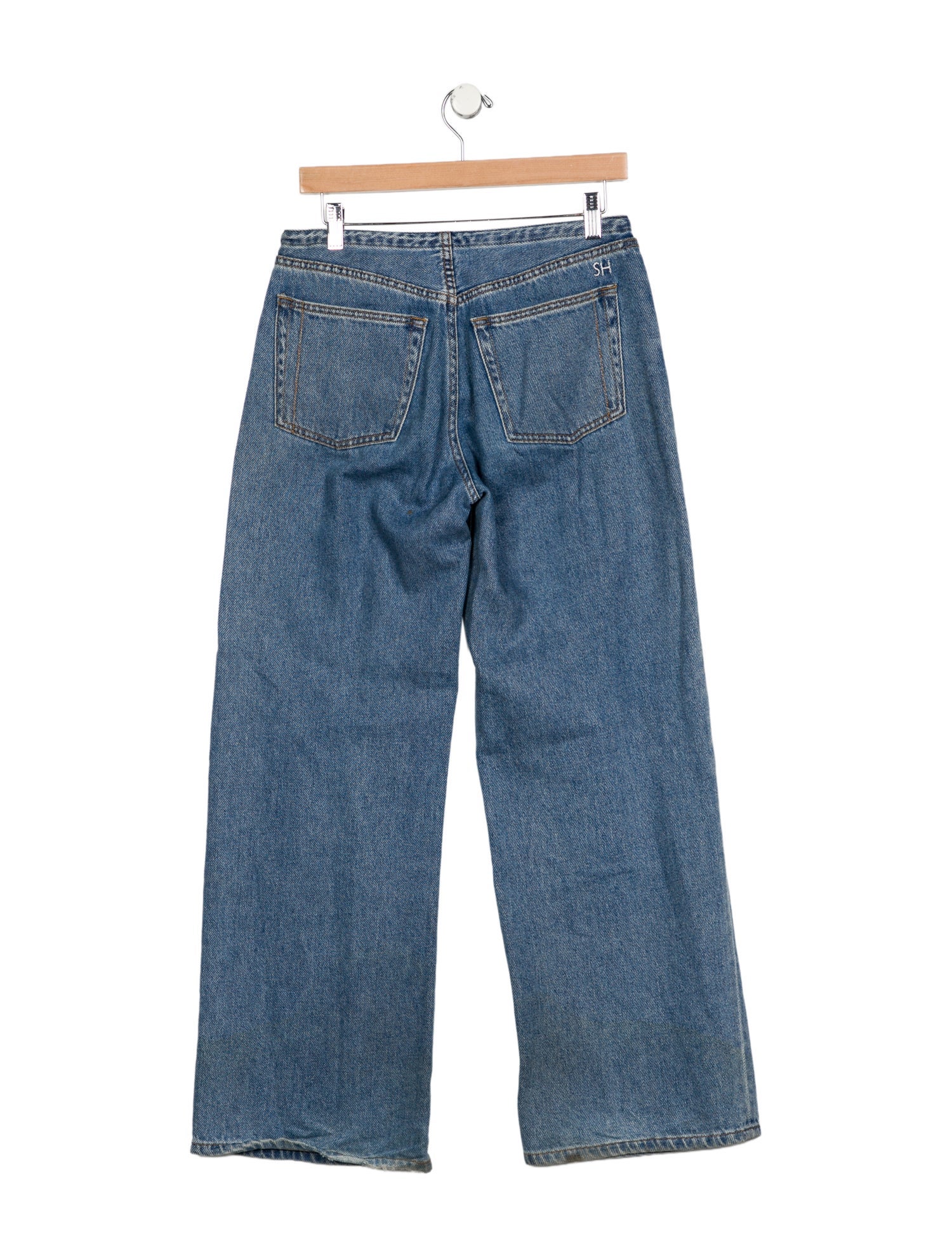 Still Here High-Rise Wide Leg Jeans