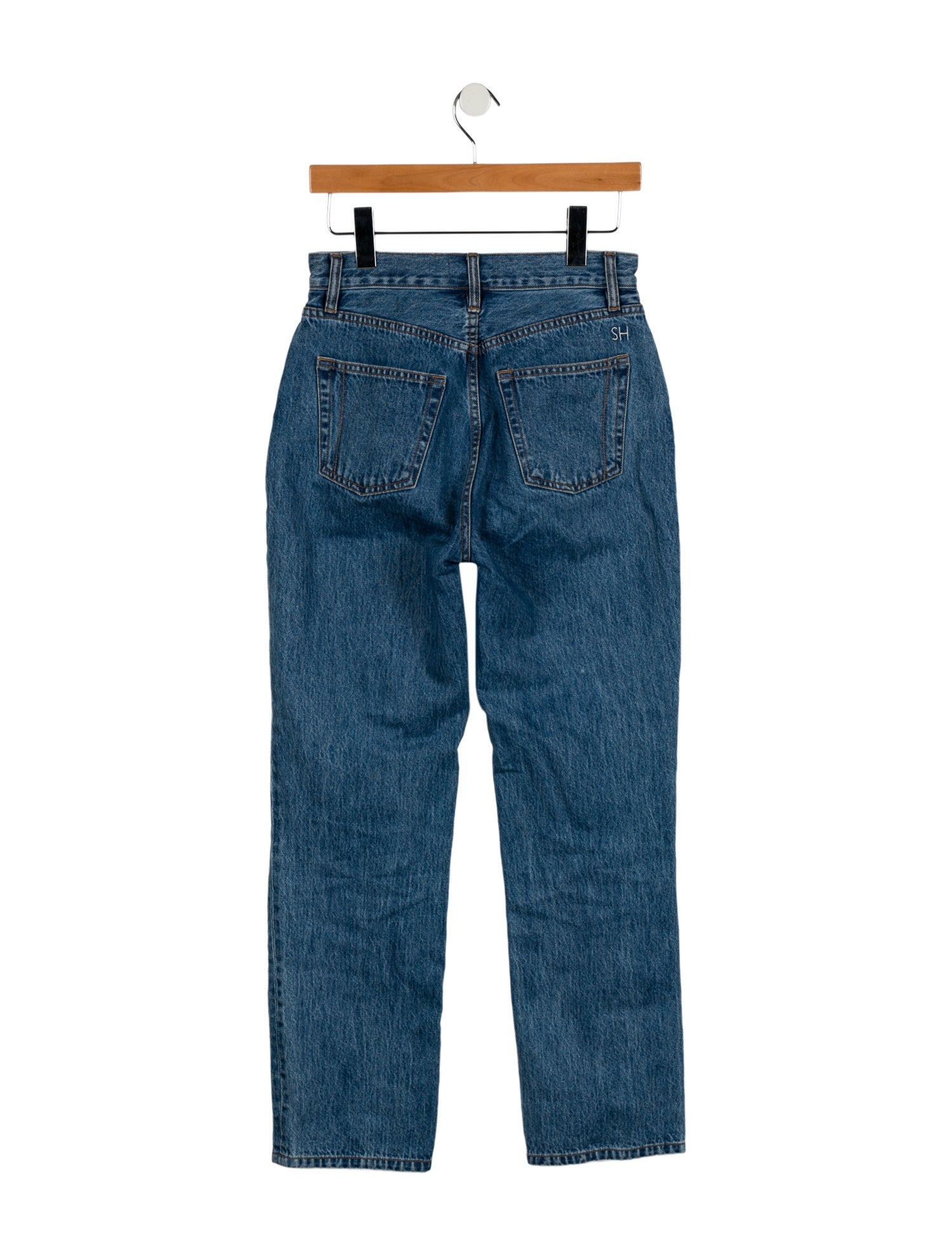 Still Here High-Rise Straight Leg Jeans