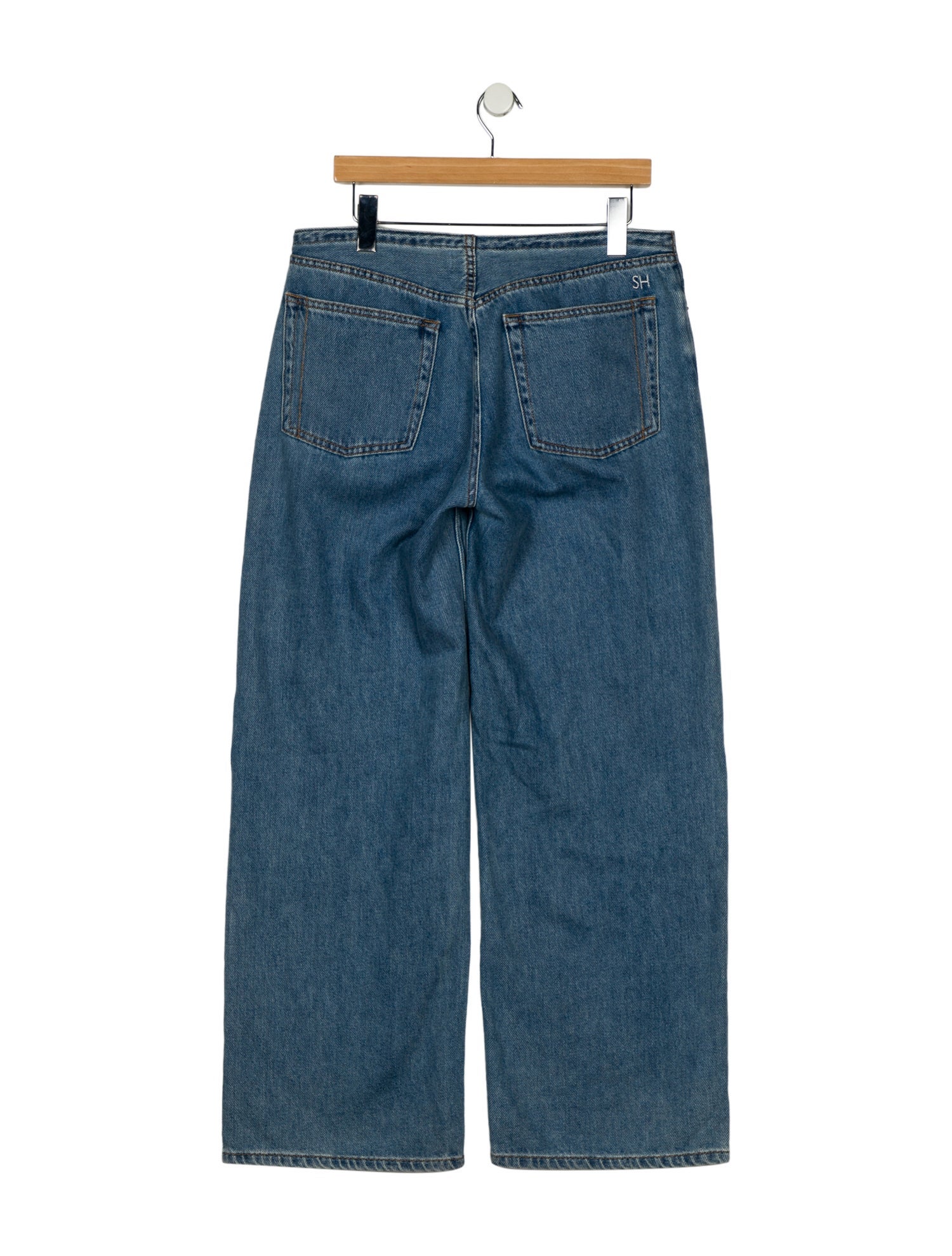 Still Here Mid-Rise Wide Leg Jeans